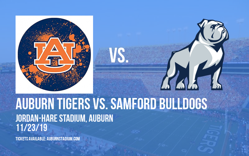 Auburn Tigers vs. Samford Bulldogs at Jordan-Hare Stadium