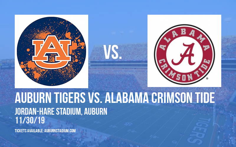 Auburn Tigers vs. Alabama Crimson Tide at Jordan-Hare Stadium tickets Auburn Tigers vs. Alabama Crimson Tide at Jordan-Hare Stadium